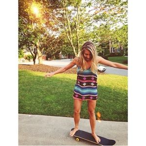 Show Me Your Mumu Tunic Top in Aztec print